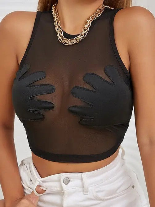 Mesh Crop top