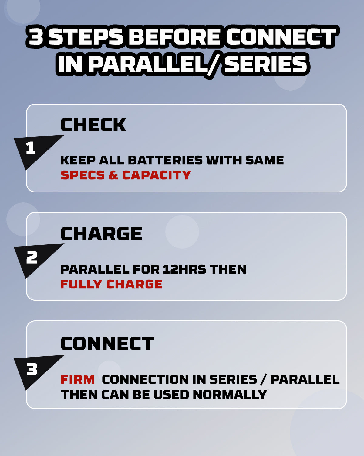 US POWERWIN BT100×8 LiFePO4 8 pack Batterries 10240Wh