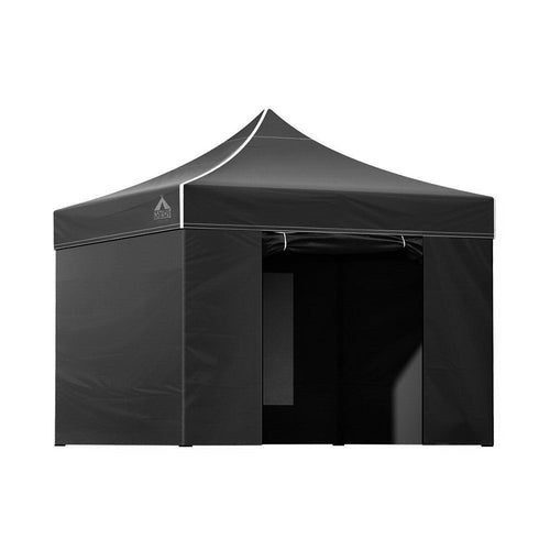 Instahut Gazebo Pop Up Marquee 3x3m Folding Tent Wedding Gazebos 500D