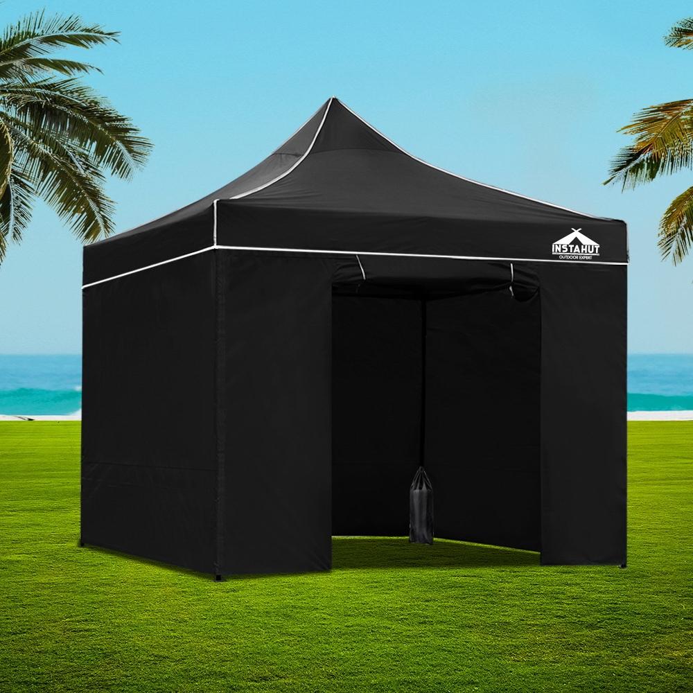 Instahut Gazebo Pop Up Marquee 3x3m Folding Tent Wedding Gazebos 500D
