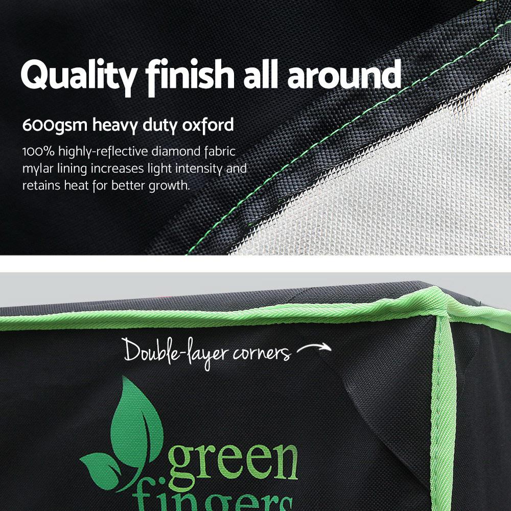 Green Fingers Grow Tent 80x80x160CM Hydroponics Kit Indoor Plant Room