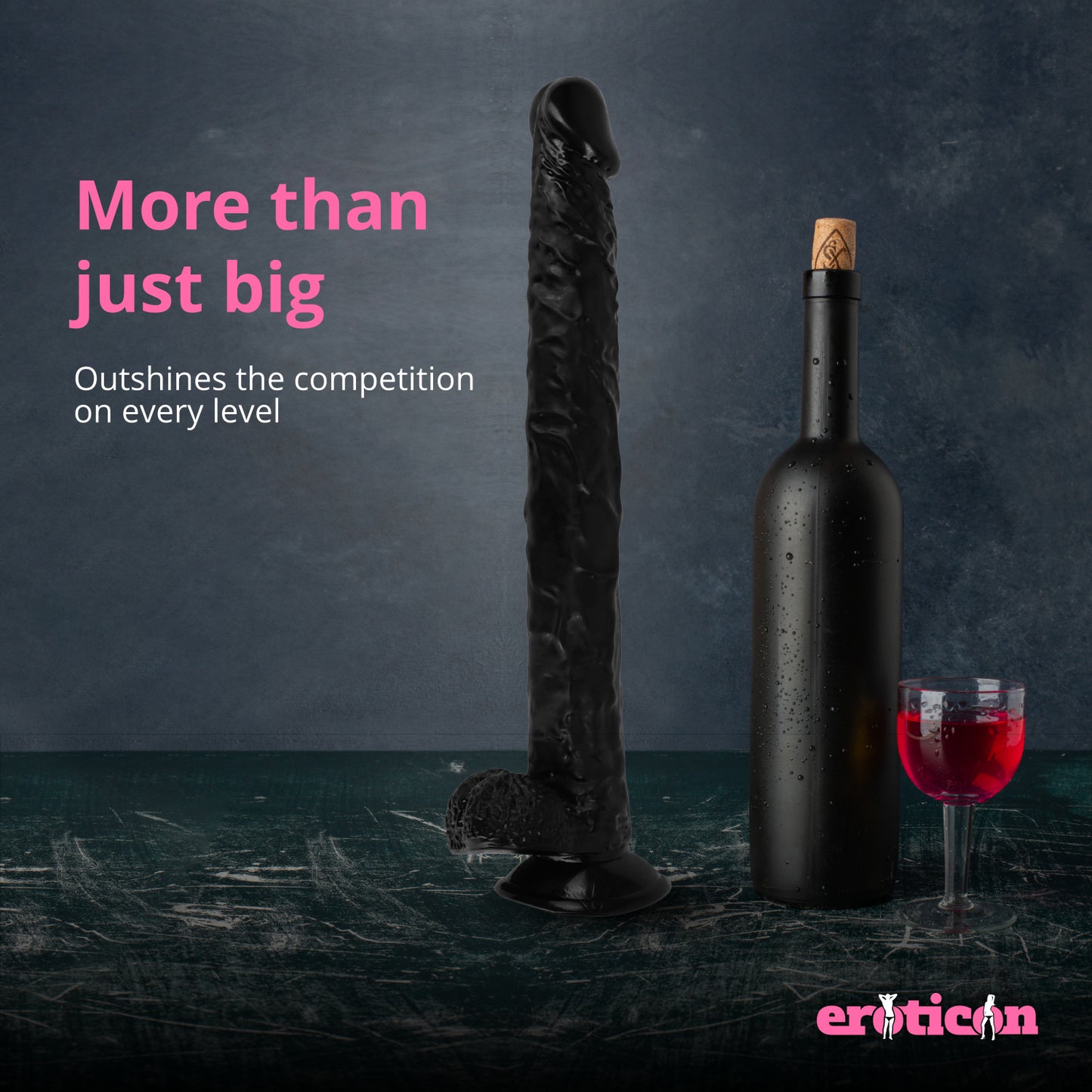 Eroticon Mega Dildo with Suction Cup 40cm Long