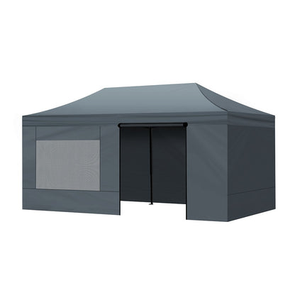 Mountview Gazebo Tent 3x6 Outdoor Marquee Gazebos Camping Canopy Mesh