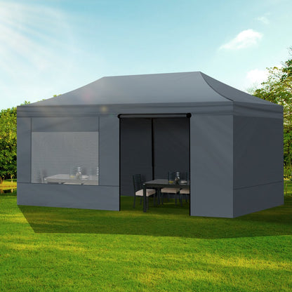 Mountview Gazebo Tent 3x6 Outdoor Marquee Gazebos Camping Canopy Mesh