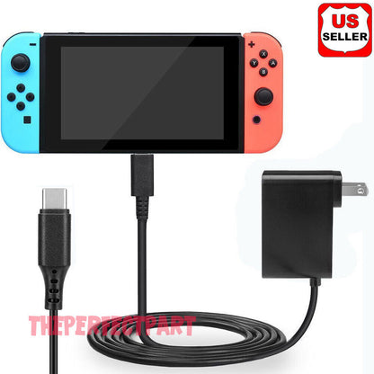 For Nintendo Switch AC Power Supply Adapter Home Wall Travel Charger