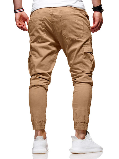Men's Casual Joggers Pants Sweatpants Cargo Combat Loose Sport Workout