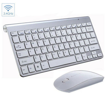 Mini Wireless Keyboard And Mouse Set Waterproof 2.4G For Mac Apple PC