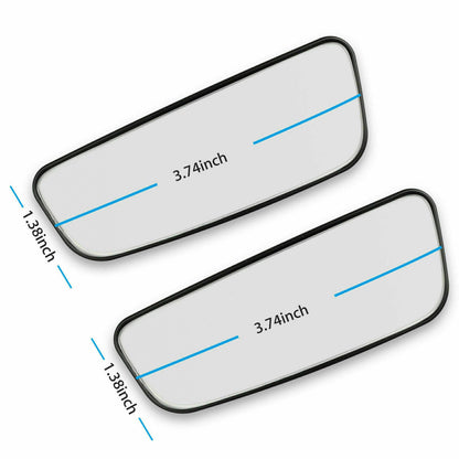 2x 360° Stick on Rear View Auxiliary Blind Spot Mirror Wide Angle Car