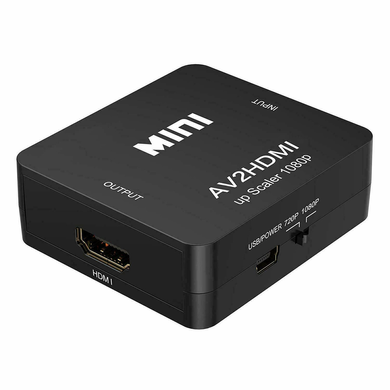 RCA to HDMI Converter Adapter AV 1080P For TV Audio Video Composite