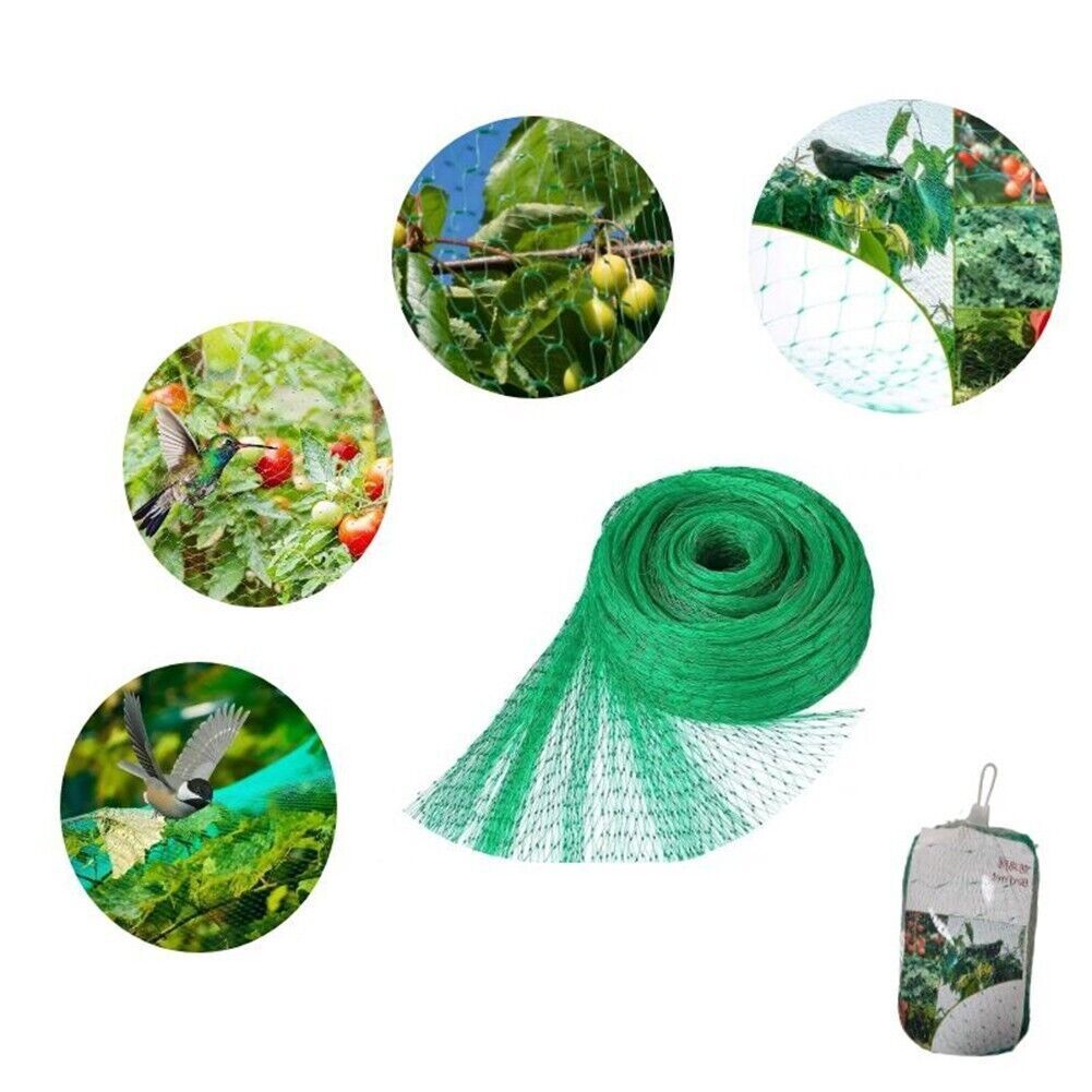 33FT Anti Bird Netting Pond Net Protection Tree Crops Plants Fruits