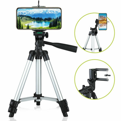 Professional Camera Tripod Stand Holder Mount For iPhone Samsung Cell