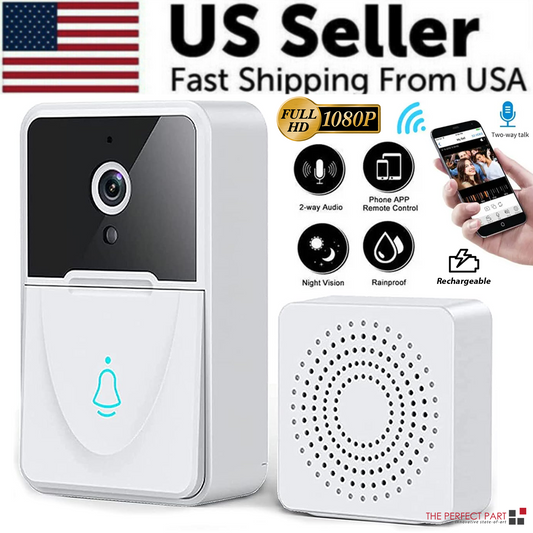 Wireless Security WiFi Smart Doorbell Intercom Video Camera Bell Chime