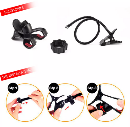Universal Lazy Mobile Phone Gooseneck Stand Holder Flexible Bed Desk