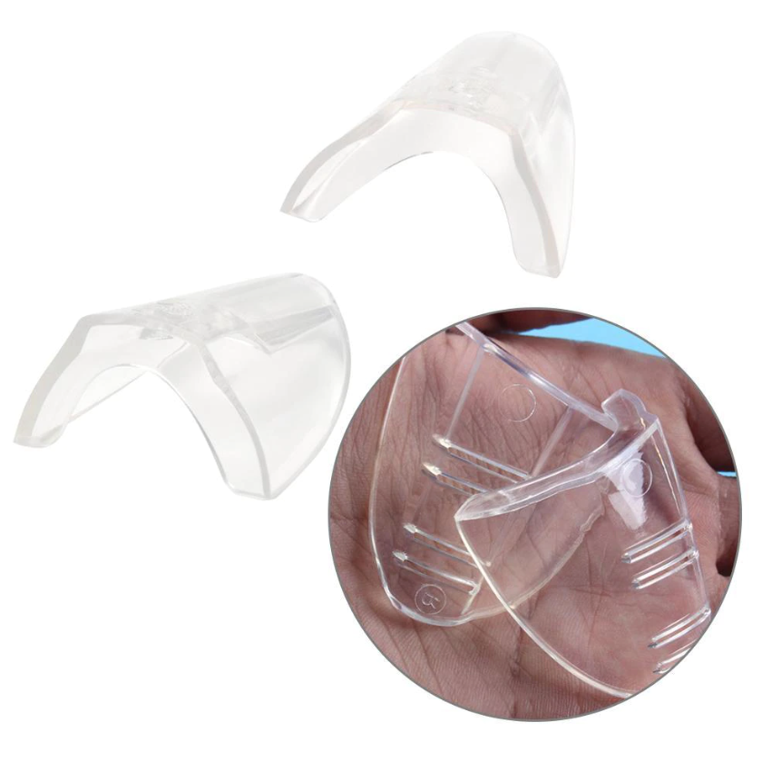 2 Pairs Side Shields For Eye Glasses Slip On Safety Glasses Shield