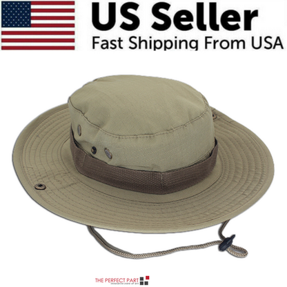 Wide Brim Sun Hat UV Protection Bucket Cap For Hiking Camping Fishing