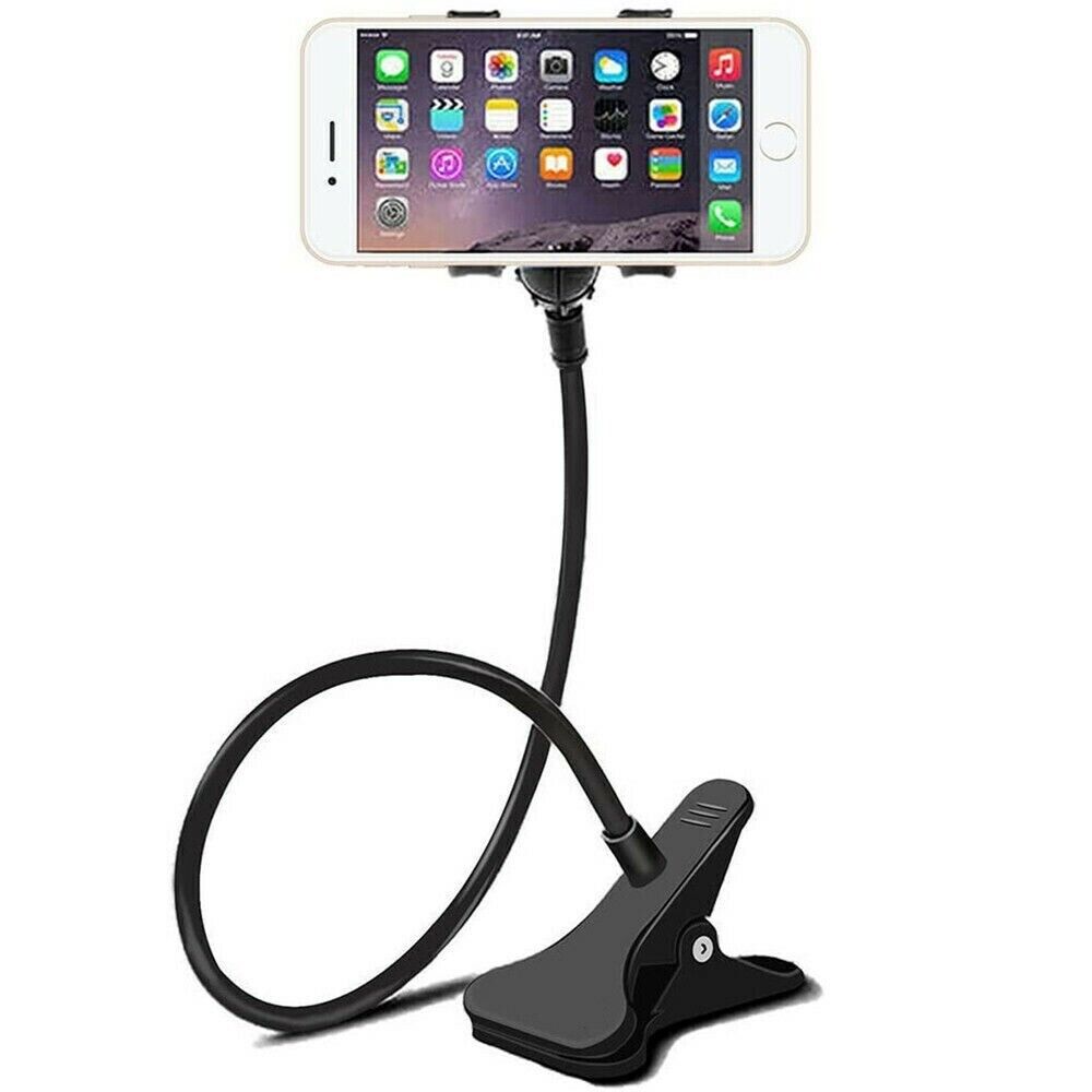 Universal Lazy Mobile Phone Gooseneck Stand Holder Flexible Bed Desk