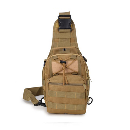 Mens Backpack Tactical Sling Shoulder Bag Molle Travel Chest Pack