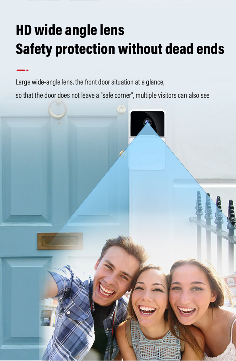 Wireless Security WiFi Smart Doorbell Intercom Video Camera Bell Chime