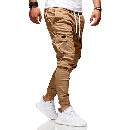 Men's Casual Joggers Pants Sweatpants Cargo Combat Loose Sport Workout
