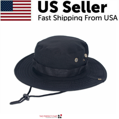 Wide Brim Sun Hat UV Protection Bucket Cap For Hiking Camping Fishing