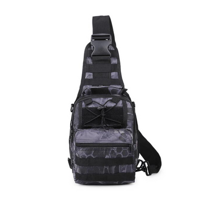 Mens Backpack Tactical Sling Shoulder Bag Molle Travel Chest Pack