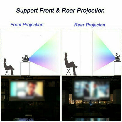 Portable Foldable Projector Screen 16:9 HD Outdoor Home Cinema Theater