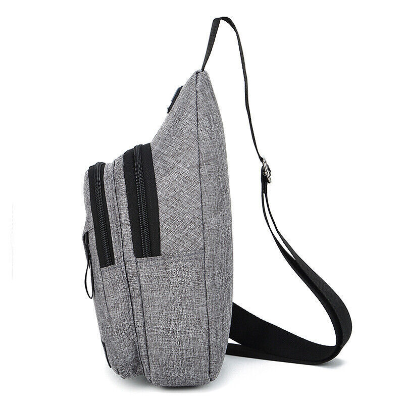 Men Women Sling Bag Chest Fanny Packs Cross Body Travel Sports