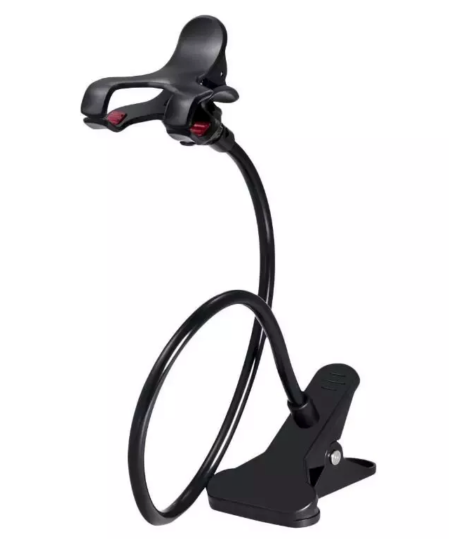 Universal Lazy Mobile Phone Gooseneck Stand Holder Flexible Bed Desk