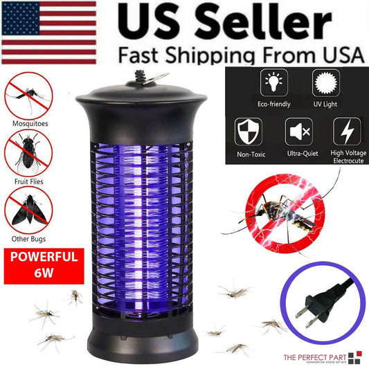Electric Fly Gnat Killer Lamp Pests Fly Insect Trap Mosquito Bug