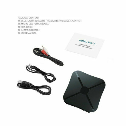 2in1 Bluetooth Transmitter Receiver Wireless Adapter TV Home Stereo