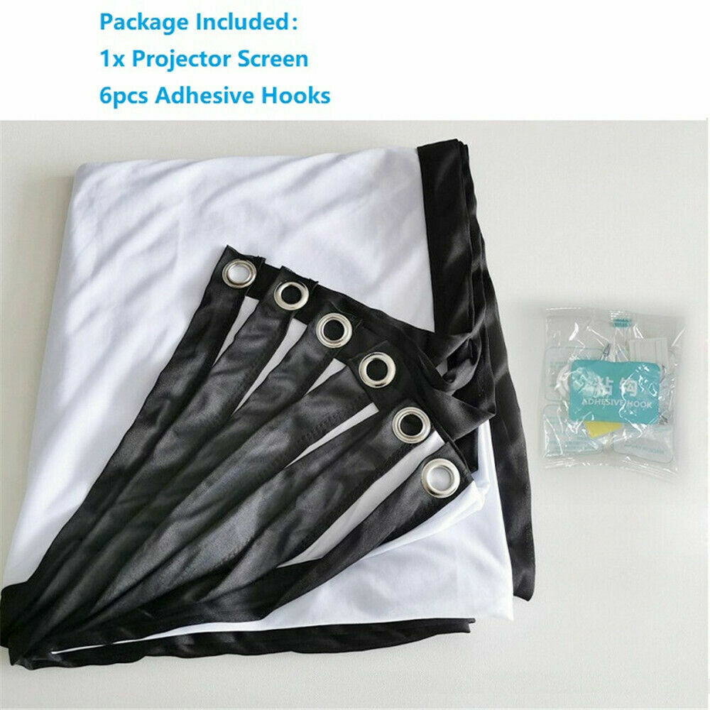 Portable Foldable Projector Screen 16:9 HD Outdoor Home Cinema Theater