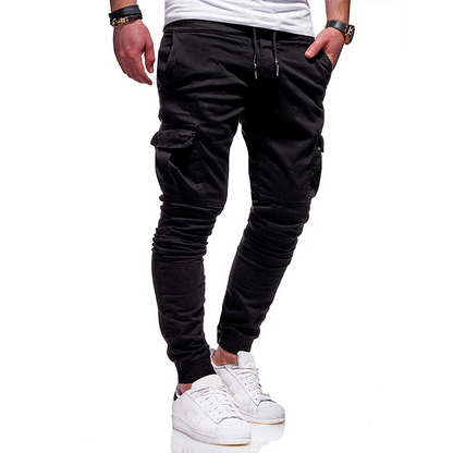 Men's Casual Joggers Pants Sweatpants Cargo Combat Loose Sport Workout