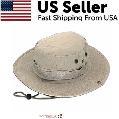 Wide Brim Sun Hat UV Protection Bucket Cap For Hiking Camping Fishing