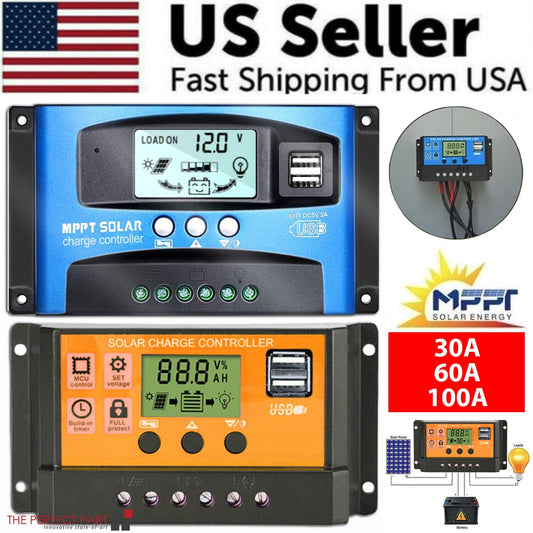 MPPT Solar Panel Regulator Charge Controller Auto Focus Tracking