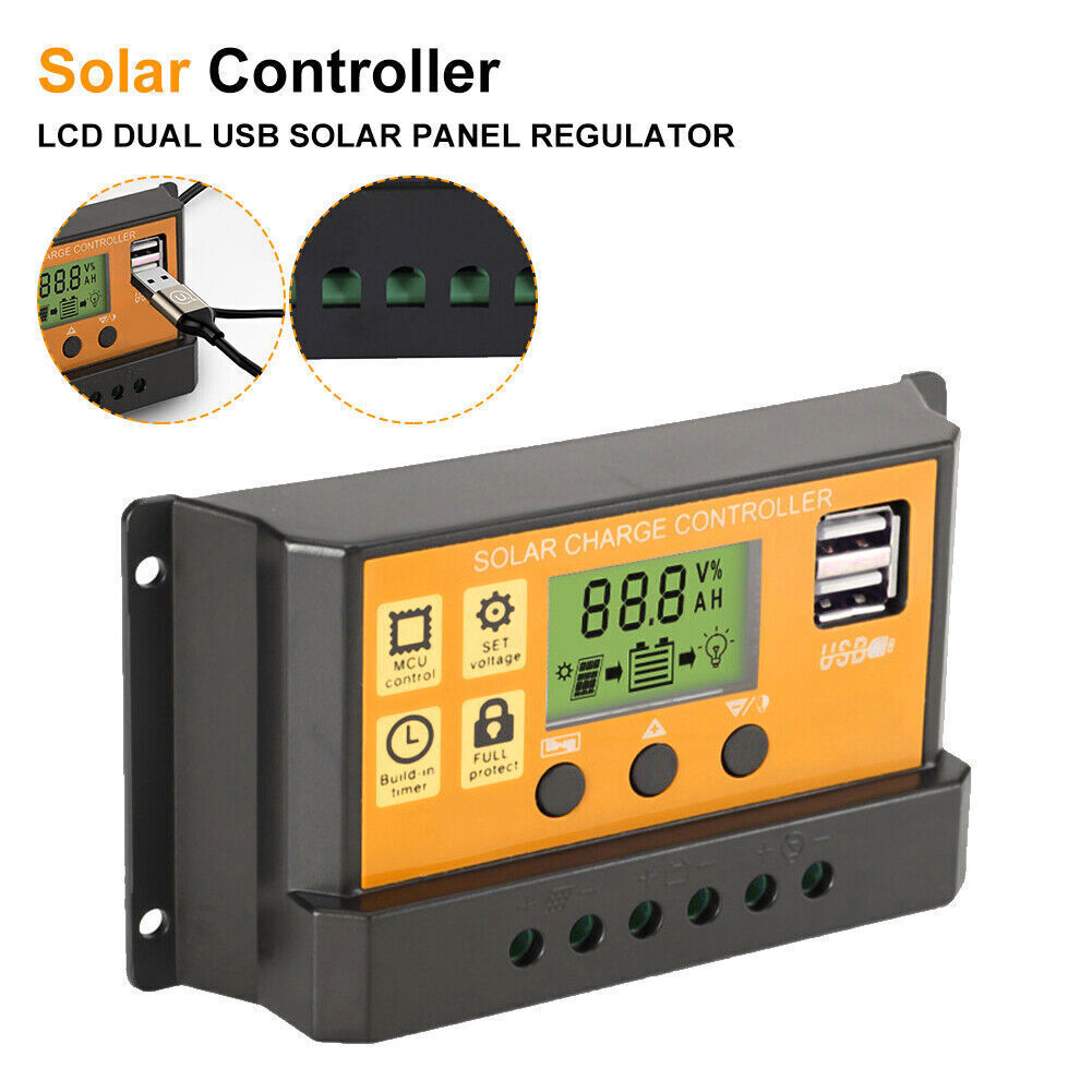 MPPT Solar Panel Regulator Charge Controller Auto Focus Tracking