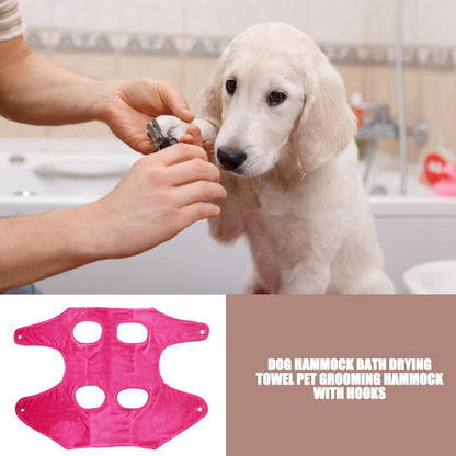 Portable Pet Dog Cat Grooming Hanging Hammock Harness Breathable Groom