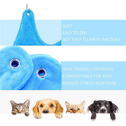 Portable Pet Dog Cat Grooming Hanging Hammock Harness Breathable Groom