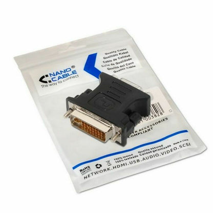 24 + 5 DVI Converter to VGA HDB 15 NANOCABLE ADAPTADOR DVI 24+5/M-VGA