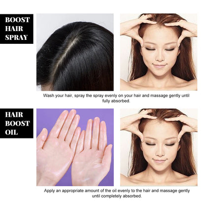 BananaGlow™ Hair Recovery Elixir – Root Booster & Split-End Repair