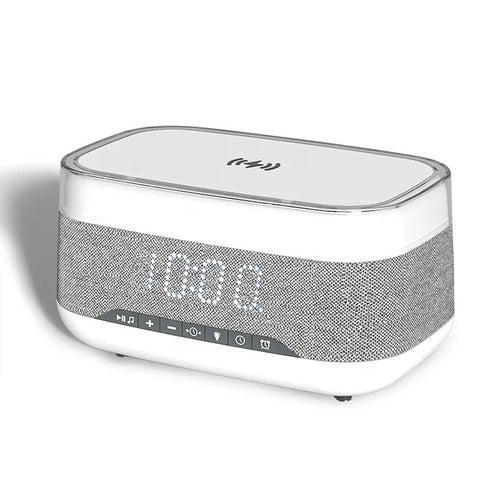 Smart Multi-Function Alarm Clock with Bluetooth Speaker, Wireless
