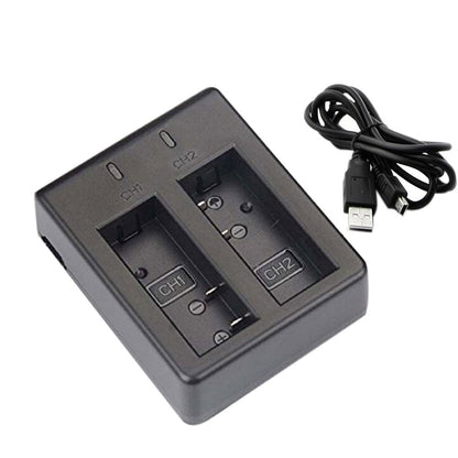 2 x 1050mAh Quick Charge Dock for Action Cam EKEN H9 H9R H3R H8PRO H8R