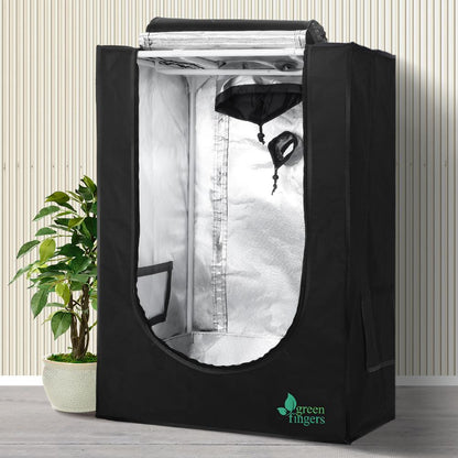 Green Fingers Grow Tent 60x60x90CM Hydroponics Kit Indoor Plant Room