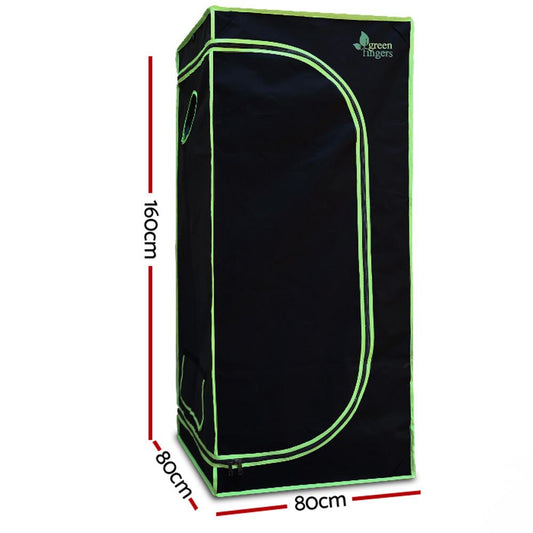 Green Fingers Grow Tent 80x80x160CM Hydroponics Kit Indoor Plant Room