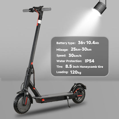 VoltStrider™ Esprit Urban Eight – 8.5" Smart Electric Scooter DE